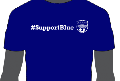 Support Blue Shirt